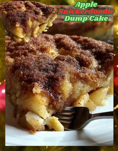 Apple Snickerdoodle Dump Cake Ingredients: 1 box snickerdoodle cake mix 2 cans (21 oz each) apple pie filling 1 cup unsalted butter, melted 1 teaspoon ground cinnamon ½ teaspoon ground nutmeg ¼ cup chopped pecans (optional) Whipped cream or vanilla ice cream (optional, for serving) Directions: Preheat the Oven: Preheat your oven to 350°F (175°C). Lightly grease a 9×13-inch baking dish with butter or nonstick spray. Layer the Apple Filling: Spread both cans of apple pie filling evenly across the 