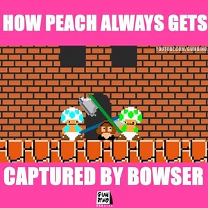 How Peach always gets captured by Bowser 😂 | Gumbino Gaming