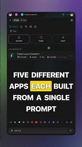 Five apps. One prompt each. This is Taskade Genesis.