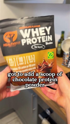 HIGH protein Milky bar button desert, less than 300 calories. Simple to make!