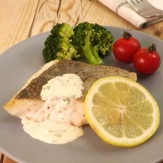 さっぱり爽やか♪ スズキのムニエル　レモンマヨソースのレシピ動画・作り方 | デリッシュキッチン