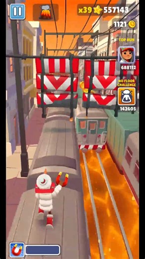 🌨️ Subway Surfer Snowfall & Lava Visuals Too Satisfying ❄️ #shorts #subwaysurfers