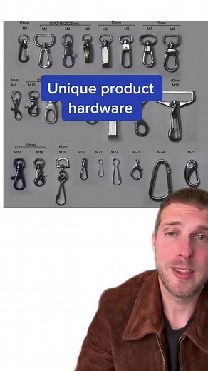 Here’s an introduction to how customizing hardware for your products works #bagbrand #fashionbrand #streetwear #clothingbrand #productdevelopment