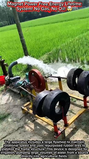 Magnet Power Free Energy Lifetime System! No Gas, No Oil! 🤯