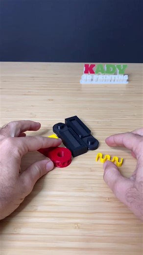 3D Printed Planar Index Joint Mechanism #3dprinting #3D #Print #Printed #Satisfying #3DPrinting | 3D Printing