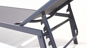 Pellebant Metal Outdoor Patio Stackable Reclining Adjustable Chaise Lounge Chairs in Beige (Set of 2) PB-LG030BEI-2