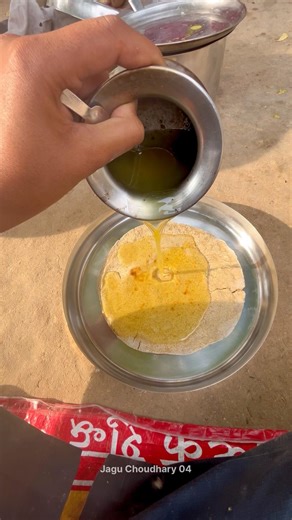 Desi Kadhi Bajra Roti Recipe | Rajasthani Village Style Kadhi #RajasthaniKadhi #Homemade #ytshorts