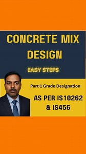 Concrete Mix Design in Easy Steps 😳👍 Grade Designatin #ConcreteMixDesign #concretedesign | Civil Engineering Test & Construction Quality