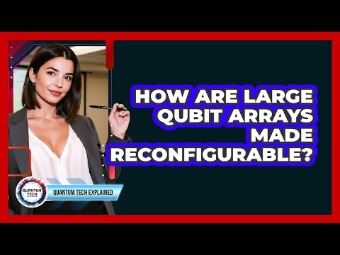 How Are Large Qubit Arrays Made Reconfigurable?