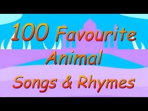 🐵 100 Favourite Animal Songs and English Nursery Rhymes 4K - Kids Favorite Children Animal Songs