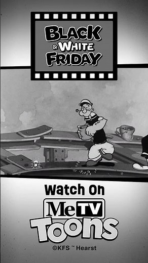 Black and White Friday: Popeye - Bridge Ahoy!