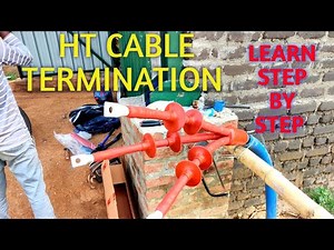 Cable Termination kaise kiya jata hai | 11KV XLPE Armour Cable Heat Shrink Termination | Cable Joint