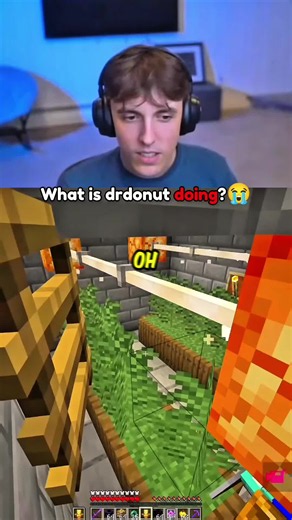 What is drdonut doing?😭 #fyp#drdonuttclips #Minecraft #donutsmpnet #Gaming