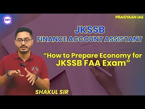 “How to Prepare Economy for JKSSB FAA Exam”