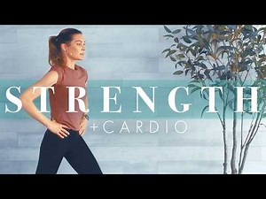 Strength Training & Cardio At Home // No Weights Bodyweight Workout!