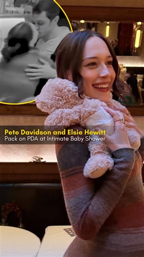 MEAWW on Instagram: "Pete Davidson and Elsie Hewitt celebrated their baby shower with plenty of PDA and fall-themed decor. While the couple looks overjoyed, Elsie Hewitt opens up about the physical struggles of her pregnancy journey. See the sweet moments from their celebration as they prepare to welcome their first child. #PeteDavidson #ElsieHewitt #CelebrityBabyShower #CelebrityNews"