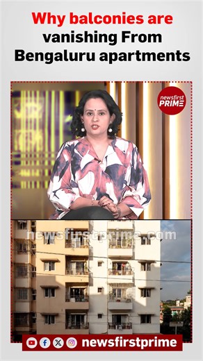 NewsFirst Prime on Instagram: "Bengaluru homes are losing their balconies. Rising land costs are shrinking open spaces in mid-segment apartments, turning balconies into premium add-ons rather than everyday essentials. Urban living is getting tighter. #BengaluruRealEstate #UrbanHousing #ApartmentTrends #ShrinkingHomes #RealEstateIndia #HomeBuyers #CityLiving #PropertyNews"