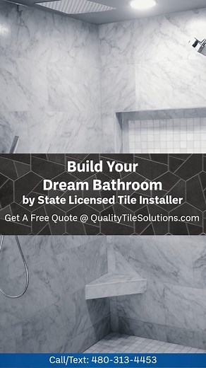 Dream big, build smart — and let Quality Tile Solutions bring elegance to every detail. Our licensed professionals ensure your bathroom transformation is both stunning and built to last. | Quality Tile Solutions