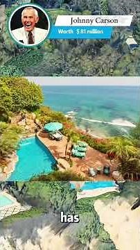 Johnny Carson's CRAZY Mansion: $81 Million Oceanfront Estate! #johnnycarson #celebrity
