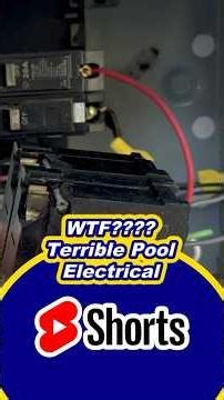 This Melted Breaker Almost Caught Fire #poolhazard #electrical #dangerous