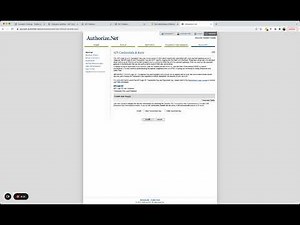 Authorize.net API Key Directions