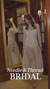 Needle & Thread Pre-Spring ‘25 ✨ Ethereal and romantic, this bridal edit features a plethora of dazzling styles for the big day — from romantic ruffles to glittering sequins, delicate embroidery and sheer tulle. | Needle & Thread | Facebook