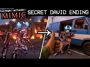 BRINGING David Mimic to ENDING! (HAPPY ENDING) | FNAF: Secret of the Mimic [Five Nights at Freddy's]