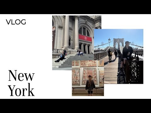 ニューヨークの名所回ってきた！アート🎨・自然🌳・街歩きVlog in New York 🗽 メトロポリタンからブルックリン橋まで