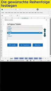 PDFs aus Excel automatisch erstellen – sogar in variabler Reihenfolge! 🚀