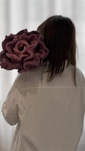 Giant Thai Rose Crochet Tutorial