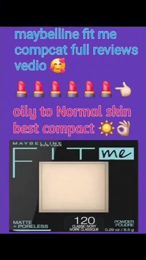 💦 Oily Skin Tested! Maybelline Fit Me Matte + Poreless Powder Review