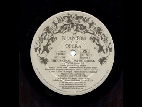 Phantom of the Opera 1987 LP: Act I, Scenes 1-6 (Original London Cast)