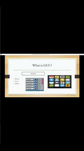 What is GUI? Explained in 60 Seconds | Python GUI Basics #coding #codingbat #programming #english