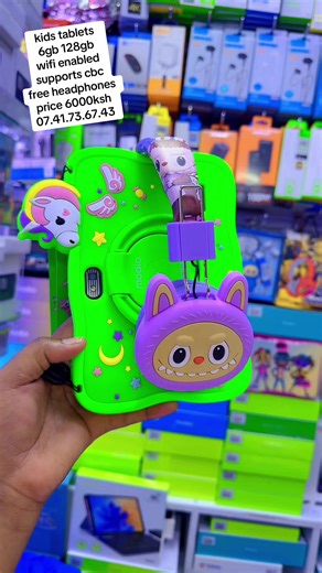 Kids Tablet: 6GB RAM, 128GB Storage, WiFi