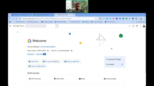 Create Google PRoject - API