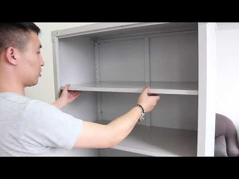 VINGLI 72 Inch Metal Storage Cabinets Install Instructions