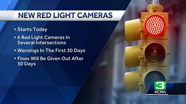 Tracy rolls out red light cameras at several intersections