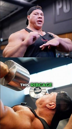 Ribcage position for upper chest #bodybuilding #chest #chestworkout