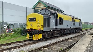 90 reactions | Book now for some Dales diesel loco action this weekend! The 11:30, 13:30 and 15:30 Leeming Bar to Leyburn trains on Saturday 20 May will be hauled by our class 37 diesel locomotive! Book now: https://wensleydale-railway.co.uk/hills-and-heritage-timetable-2/  Nick Keegan | Wensleydale Railway | Facebook
