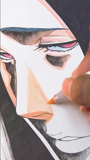 COLOR manga art / BLEACH【イラストメイキング】#メイキング #アナログ #創作