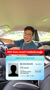 3.7K views · 892 reactions | RTO Licence Test: Level 3, This section looks simple but punishes tiny mistakes. See where most learners hesitate, how the sequence changes, and what to prepare before test day. Watch till the end and save to revise. . . #automeraki #rjhardik #drivinglicence #rtotest #rtotrack #rtotesttrack #cartips [automeraki, driving licence, rto test track, driving test track, rto driving exam] | Auto Meraki | Facebook