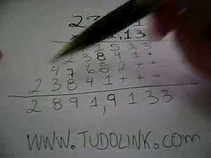 Exemplo de como fazer conta de multiplicação com virgulas