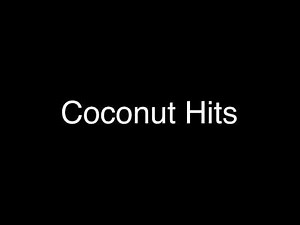 Coconut hit sounds