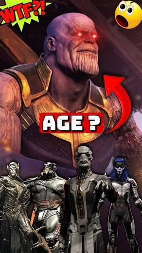 🤔Real Age of Thanos Team |😱intresting facts #marvel #cinema #thanos