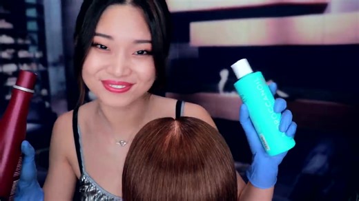 【Tingting 助眠】温柔婷婷在线帮你洗头 低语 泡沫声