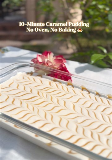 10-Minute Caramel Pudding Recipe