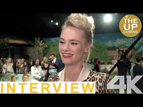 Jessica Madsen interview on Bridgerton season 2, Cressida Cowper at London premiere