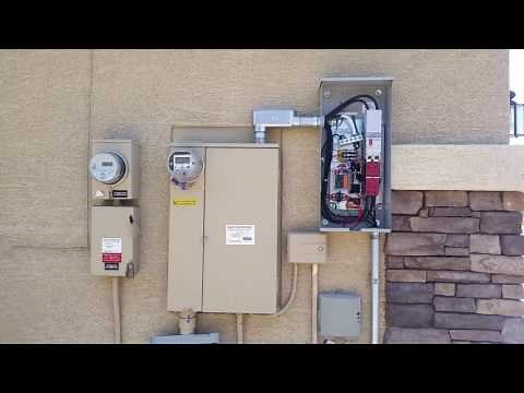 20kw Generac generator with automatic transfer switch installed by Joe