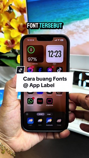 Cara Buang Font dan App Label di iPhone: Tips & Trick