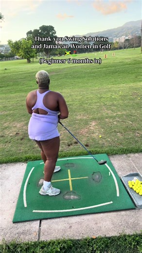 I’ve been rotating the same 2 fits cause I wasn’t sure if I would be consistent , now look at me Daddy & Mama I’m golfing 🕊️🤍 #jamaica #richgirlaesthetic #darkskin #womeningolf
